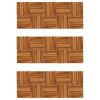 Decking Tiles Vertical Pattern 11.8"x11.8" Acacia Set of 30