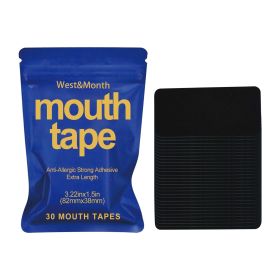 West Month Mouth Tape, Ease Mouth Breathing Prevent Snoring Shut Mouth Care For Sleep Patch (Option: 1PC)