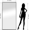 71x32 Inch Full Length Mirror, Modern Design Standing Floor Mirror, Full Body Mirror for Living Room, Bedroom, Bathroom, Cloakroom, Hallway